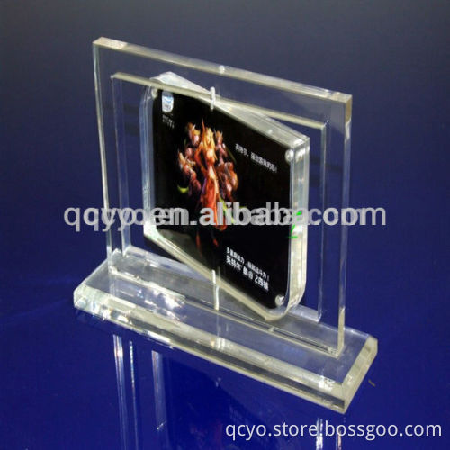 new style rotation acrylic glass photo frame